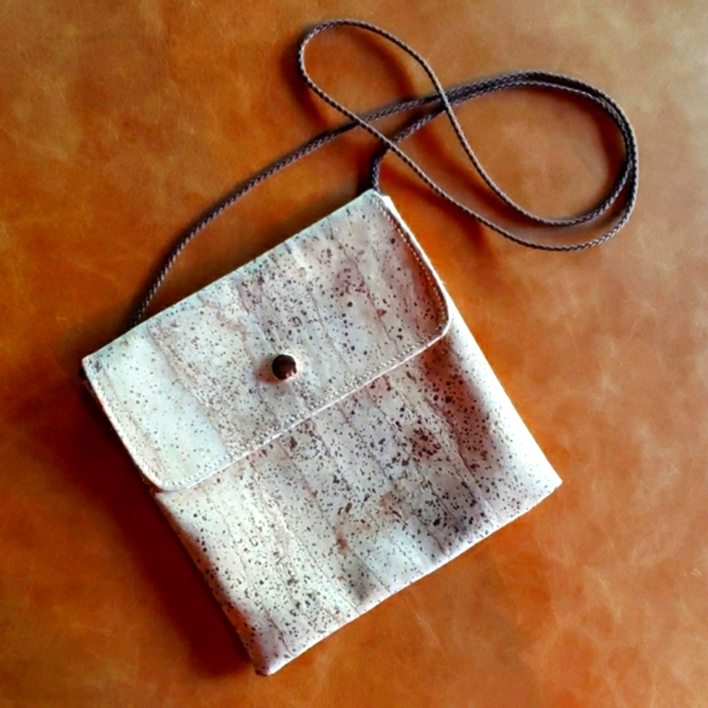 GENUINE PORTUGESE CORK Cross-Body Minimalist Bag - New / NWOT